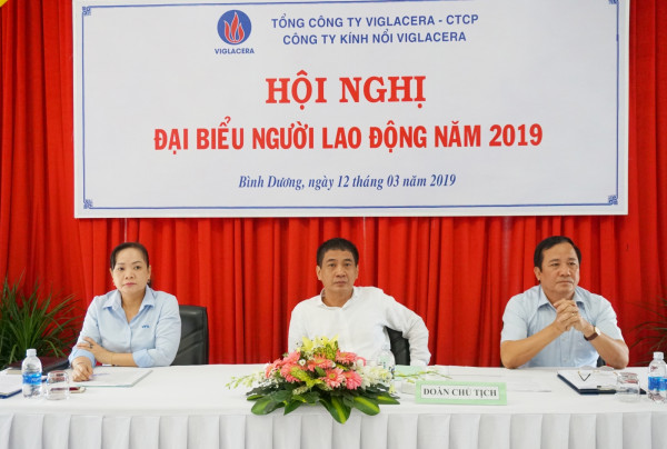 Công ty Kính nổi Viglacera tổ chức Hội nghị Đại biểu người lao động năm 2019